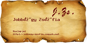 Jobbágy Zsófia névjegykártya